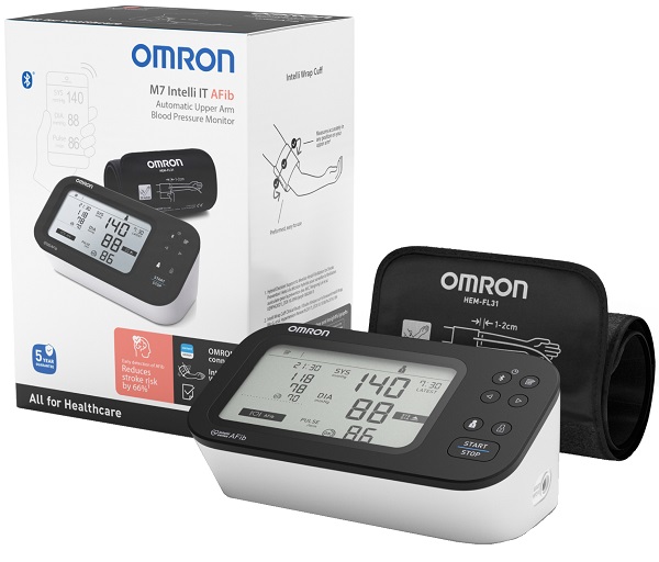SFIGMOMANOMETRO DA BRACCIO OMRON M7 INTELLI AFIB - Farmacia Del Monaco
