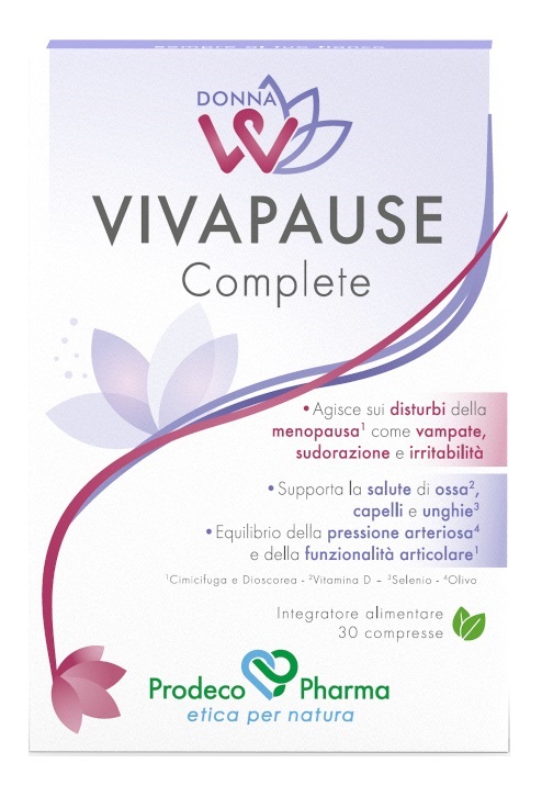DONNAW VIVAPAUSE COMPLETE 30 COMPRESSE - Farmacia Del Monaco