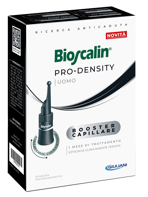 BIOSCALIN PRO DENSITY UOMO BOOSTER CAPILLARE 8 FIALE X 2,5ML - Farmacia Del Monaco