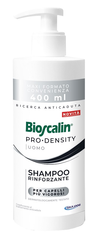 BIOSCALIN PRO DENSITY UOMO SHAMPOO RINFORZANTE 400 ML - Farmacia Del Monaco