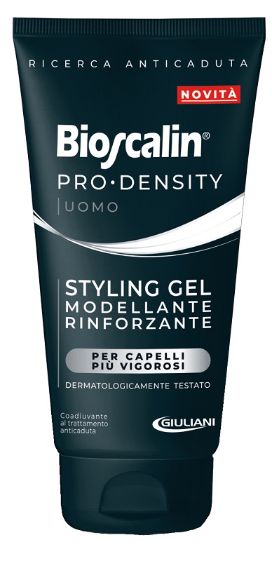 BIOSCALIN PRO DENSITY UOMO STYLING GEL MODELLANTE RINFORZANTE 150 ML - Farmacia Del Monaco