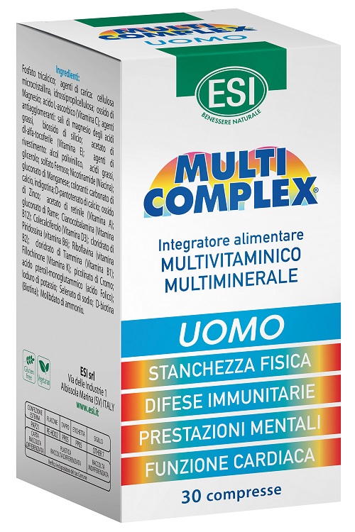 ESI MULTICOMPLEX UOMO 30 COMPRESSE - Farmacia Del Monaco