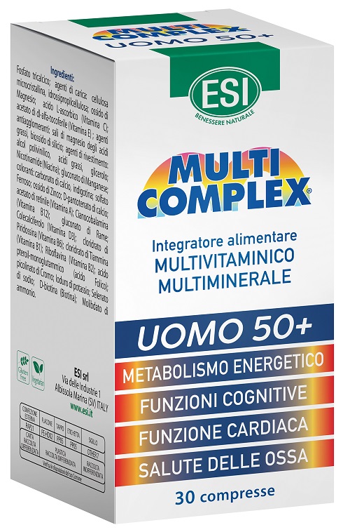 ESI MULTICOMPLEX UOMO 50+ 30 COMPRESSE - Farmacia Del Monaco
