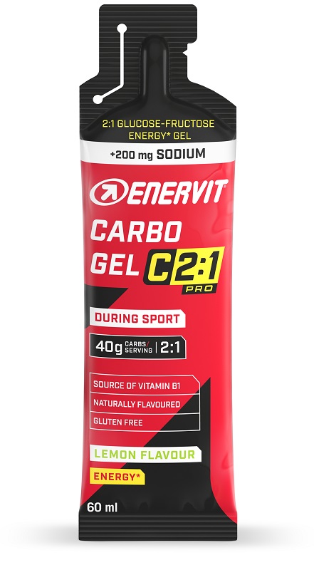 ENERVIT C2 1 PRO CARBO GEL LEMON CON SODIO 60 ML - Farmacia Del Monaco