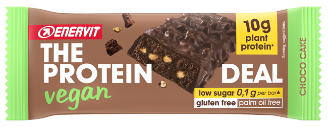 ENERVIT PROTEIN DEAL CHOCO CAKE VEGAN 40 G - Farmacia Del Monaco