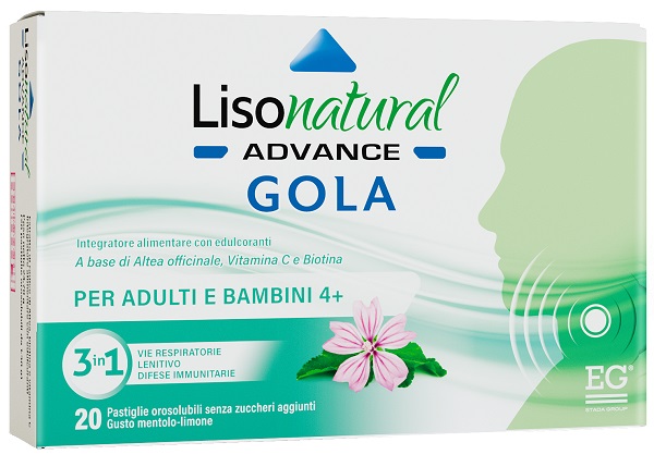 LISONATURAL ADVANCE GOLA 20 PASTIGLIE - Farmacia Del Monaco
