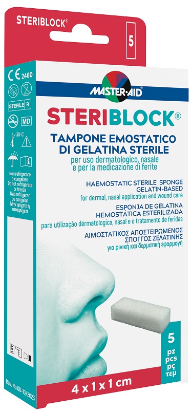 MASTER-AID STERIBLOCK TAMPONE EMOSTATICO - Farmacia Del Monaco