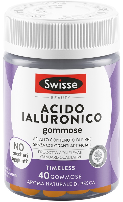 SWISSE ACIDO IALURONICO 40 GOMMOSE - Farmacia Del Monaco