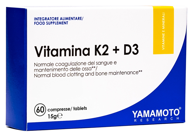 YAMAMOTO RESEARCH VITAMINA K2+D3 60 COMPRESSE - Farmacia Del Monaco