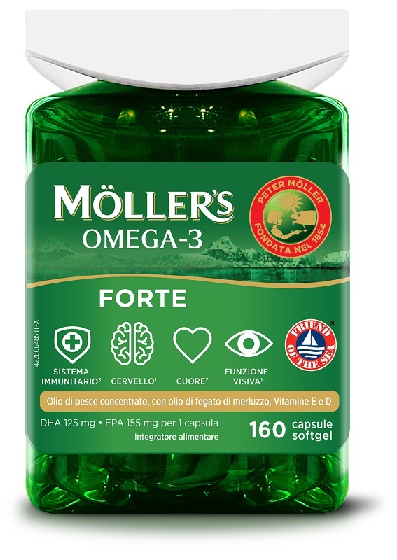 MOLLER'S OMEGA 3 FORTE 160 CAPSULE - Farmacia Del Monaco