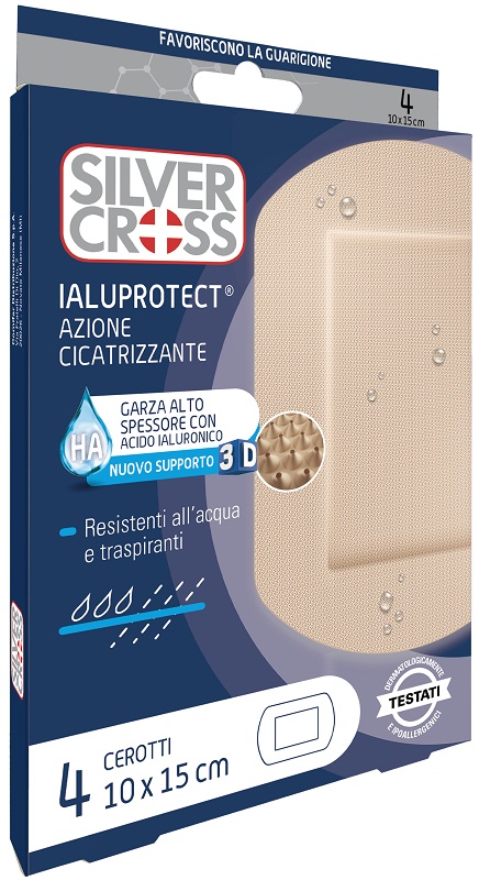 MEDICAZIONE SILVER CROSS IALUPROTECT XXXL 10X15 CM 4 PEZZI - Farmacia Del Monaco