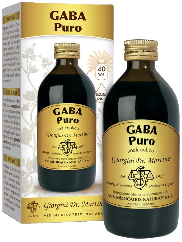 GABA PURO LIQUIDO ANALCOLICO 200 ML - Farmacia Del Monaco