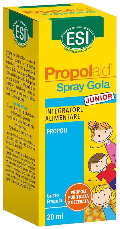 ESI PROPOLAID SPRAY GOLA JUNIOR 20 ML - Farmacia Del Monaco