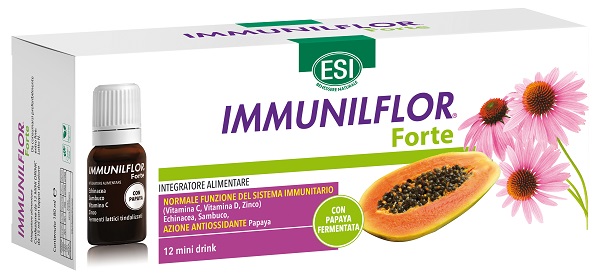 ESI IMMUNILFLOR MINI DRINK FORTE 12 MINI DRINK - Farmacia Del Monaco
