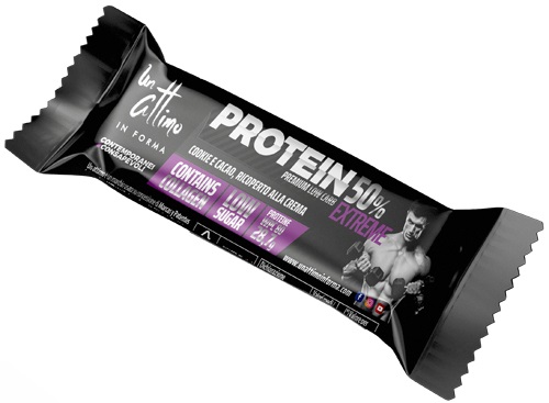 PROTEIN BAR 50% COOKIE CACAO 40 G - Farmacia Del Monaco