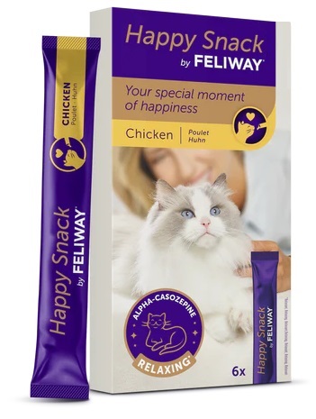 FELIWAY HAPPY SNACK CHICKEN 6 STICKS - Farmacia Del Monaco