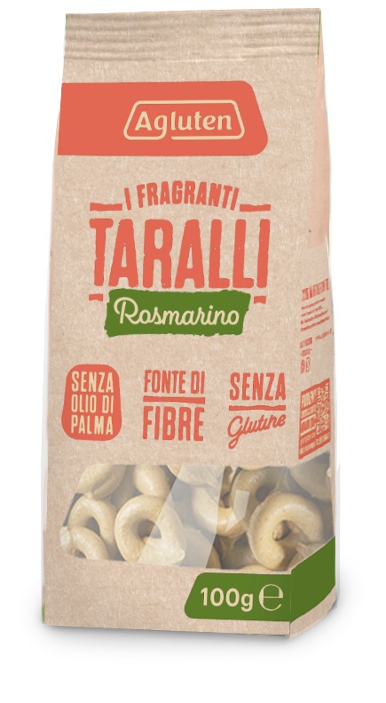 AGLUTEN TARALLI ROSMARINO 100 G - Farmacia Del Monaco