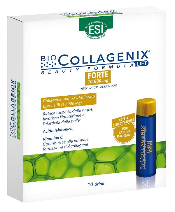 ESI BIOCOLLAGENIX FORTE 10 DRINK - Farmacia Del Monaco