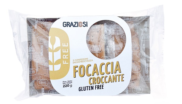 FOCACCIA CROCCANTE OLIO 220 G - Farmacia Del Monaco