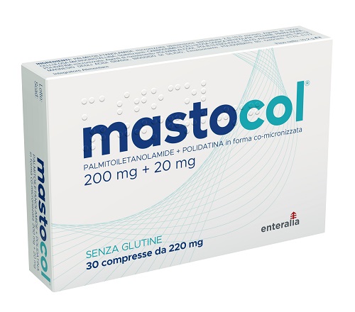 MASTOCOL 30 PALMITOILETANOLAMIDE 200 MG + POLIDATINA FORMA CO MICRONIZZATA 20 MG 30 COMPRESSE - Farmacia Del Monaco