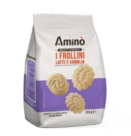 AMINO' I FROLLINI LATTE E VANIGLIA 200 G - Farmacia Del Monaco