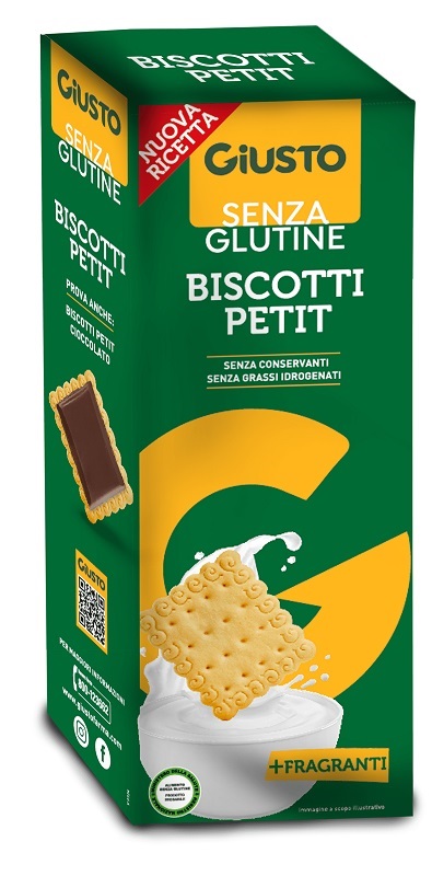 GIUSTO SENZA GLUTINE BISCOTTI PETIT 175 G - Farmacia Del Monaco