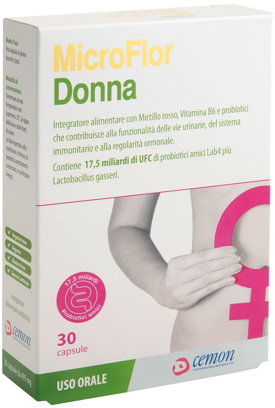 MICROFLOR DONNA 30 CAPSULE - Farmacia Del Monaco