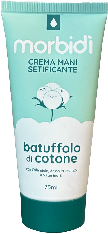 MORBIDI' CREMA MANI BATUFFOLO DI COTONE 75 ML - Farmacia Del Monaco