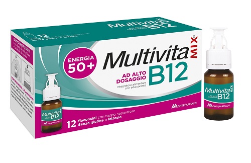 MULTIVITAMIX B12 12 FLACONCINI - Farmacia Del Monaco