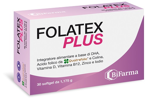 FOLATEX PLUS 30 SOFTGEL - Farmacia Del Monaco