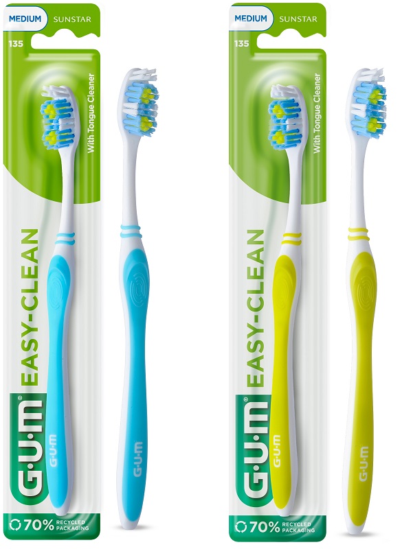 GUM EASY CLEAN TOOTHBRUSH - Farmacia Del Monaco