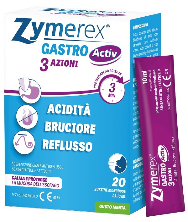 ZYMEREX GASTRO ACTIV 20 BUSTINE DA 10 ML - Farmacia Del Monaco