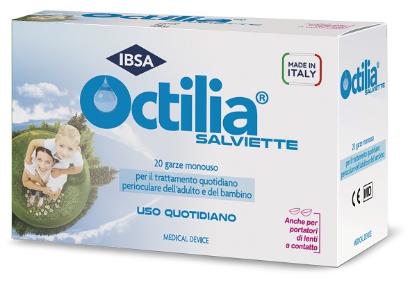 OCTILIA SALVIETTE PERIOCULARI 20 GARZE IN VISCOSA NON STERILI - Farmacia Del Monaco