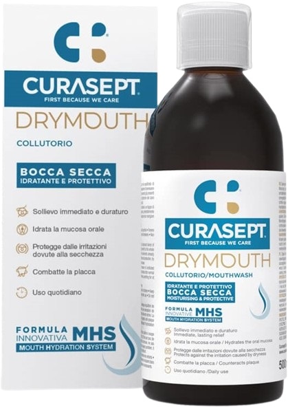 CURASEPT DRYMOUTH COLLUTORIO 500 ML - Farmacia Del Monaco