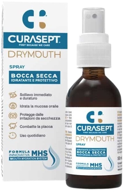 CURASEPT DRYMOUTH SPRAY 50 ML - Farmacia Del Monaco
