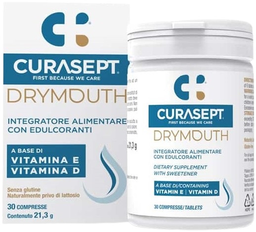 CURASEPT DRYMOUTH 30 COMPRESSE - Farmacia Del Monaco