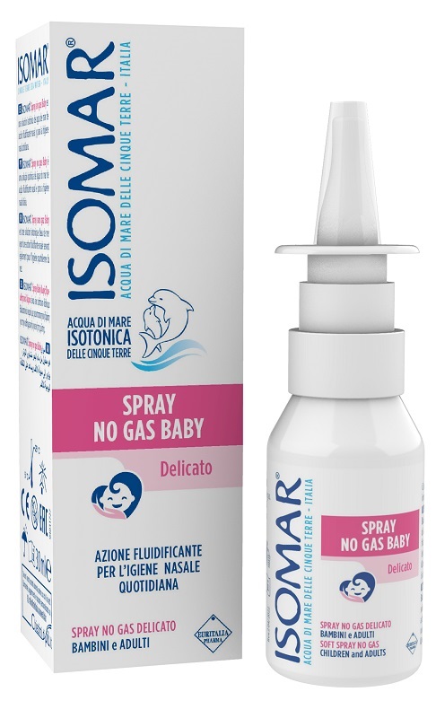 SPRAY NO GAS ISOMAR BABY 30 ML - Farmacia Del Monaco