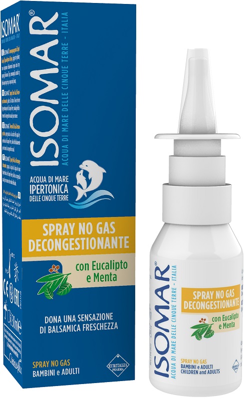 SPRAY NO GAS DECONGESTIONANTE ISOMAR 30 ML - Farmacia Del Monaco