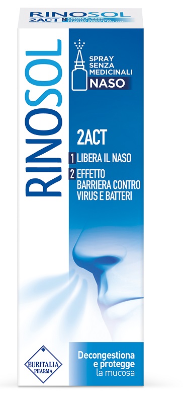 SPRAY NASALE RINOSOL 2ACT 15 ML - Farmacia Del Monaco
