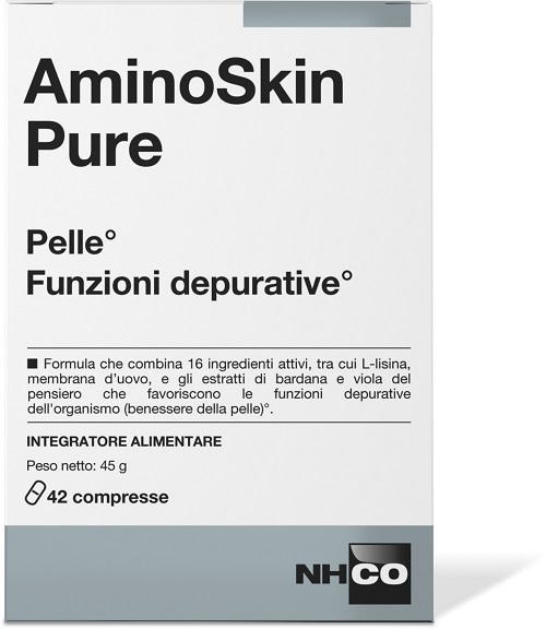 NHCO AMINOSKIN PURE 42 COMPRESSE - Farmacia Del Monaco