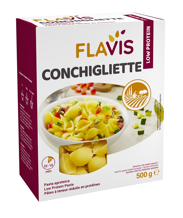 FLAVIS CONCHIGLIETTE APROTEICHE 500 G - Farmacia Del Monaco