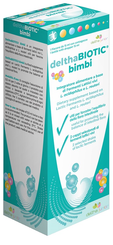 DELTHABIOTIC BIMBI GOCCE 15 ML - Farmacia Del Monaco