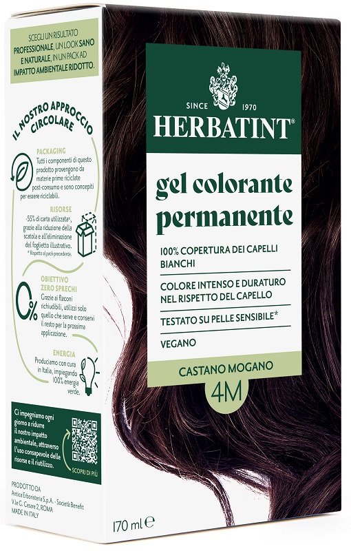 HERBATINT 4M CASTANO MOGANO 170 ML - Farmacia Del Monaco