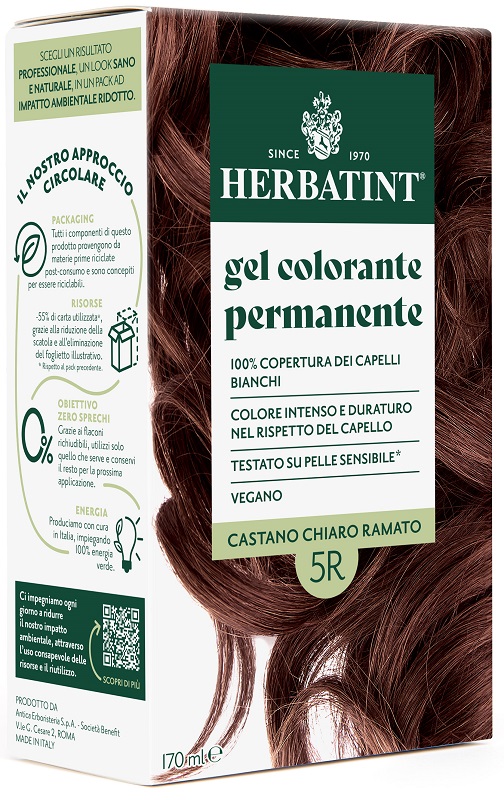 HERBATINT 5R CASTANO CHIARO RAMATO 170 ML - Farmacia Del Monaco