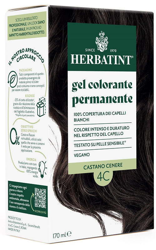 HERBATINT 4C CASTANO CENERE 170 ML - Farmacia Del Monaco