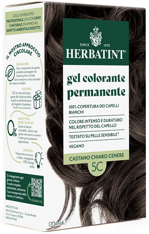 HERBATINT 5C CASTANO CHIARO CENERE 170 ML - Farmacia Del Monaco