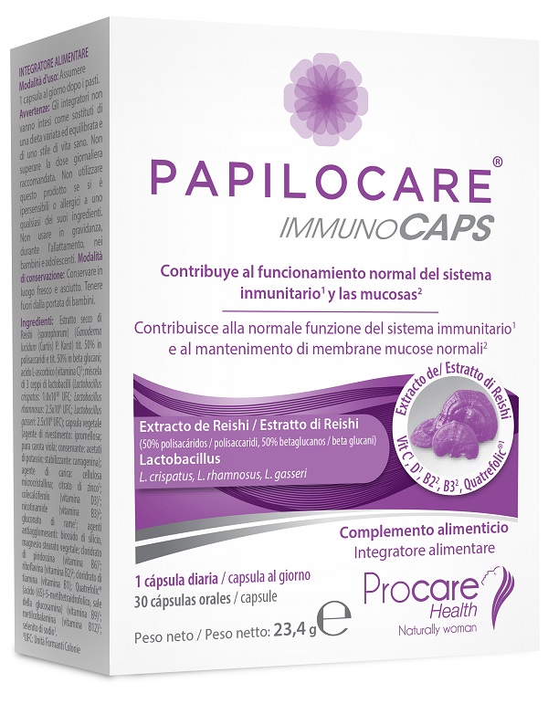 PAPILOCARE IMMUNOCAPS 30 CAPSULE - Farmacia Del Monaco