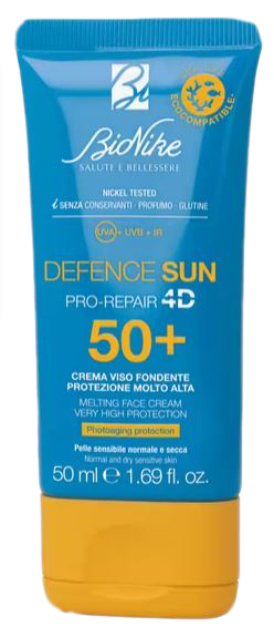 DEFENCE SUN 50+ CREMA VISO FONDENTE 50 ML - Farmacia Del Monaco