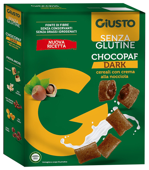 GIUSTO SENZA GLUTINE CHOCOPAF DARK 250 G - Farmacia Del Monaco