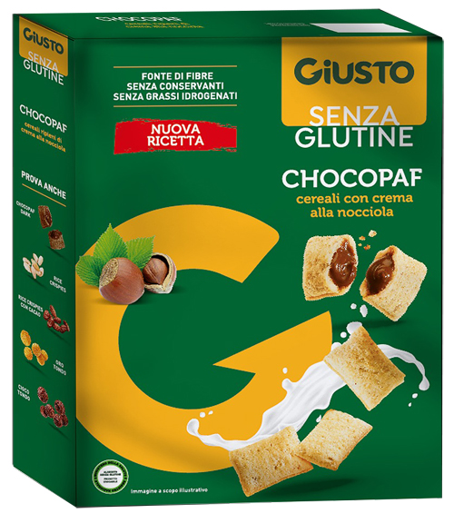 GIUSTO SENZA GLUTINE CHOCOPAF 250 G - Farmacia Del Monaco